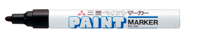 ペイントマーカー 中字丸芯　黒