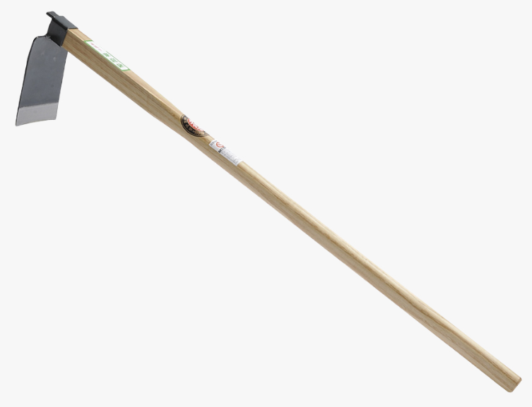 家庭鍬中 1050樫柄付