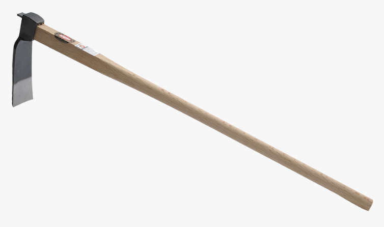 唐鍬(上)中1050樫柄付