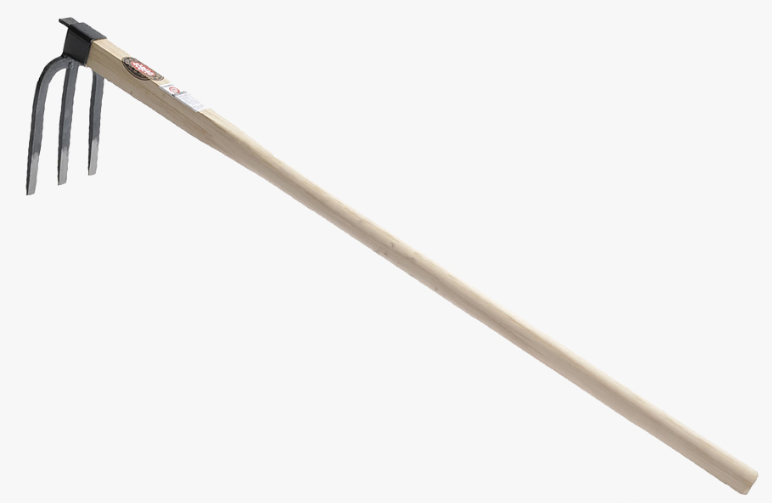 九佐吉 三本立鍬 中 1050柄付