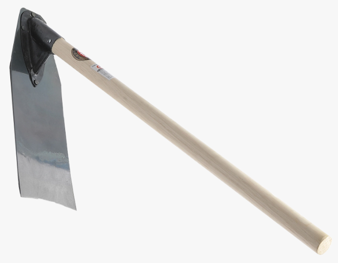 九佐吉 平鍬 黒 900柄付