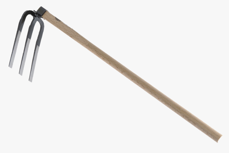 九佐吉 三又鍬 1050柄付