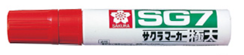サクラマーカーＳＧ７極太　赤