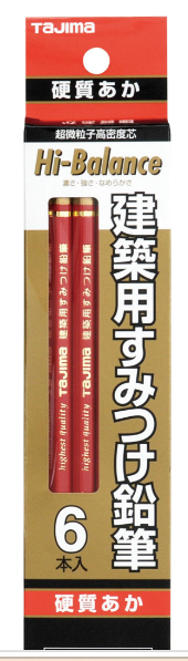 すみつけ鉛筆 赤　KNE6-RH